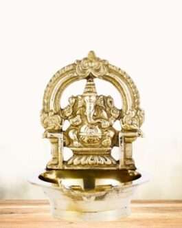 Brass Ganesh Lamp