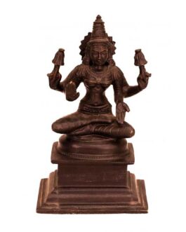 Oxidized Lakshmi Idol
