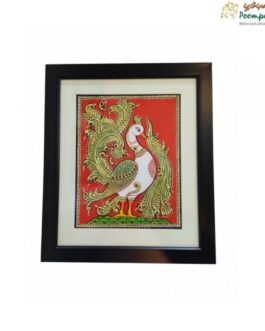 Tanjore painting Peacock