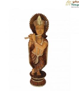 Wooden Krishna