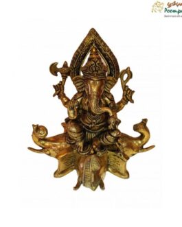 Brass Elephant Ganesh