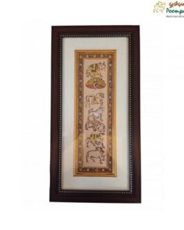 Animal Theme Silk Painting