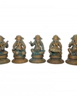 Bronze Ganesh Musical Set