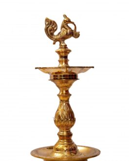 Brass ornamental Annam lamp