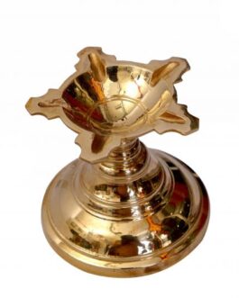 Brass Five Face lamp