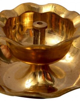 Brass Double Lehar Lamp