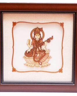 Wooden Painting Saraswathi