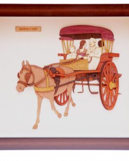 Wooden Painting Bullock Cart
