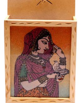 Gem Stone Letter and Key and Holder