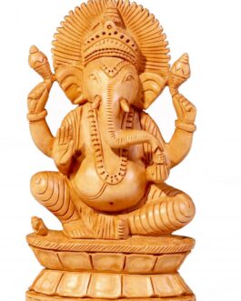 Wooden Ganesh