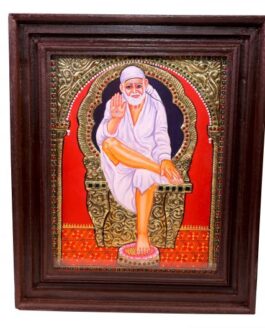Tanjore painting Saibaba