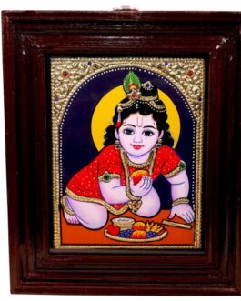 Tanjore painting krishna