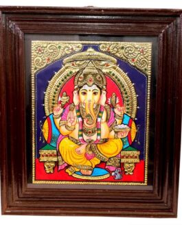Tanjore painting Ganesh