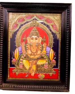 Tanjore painting Ganesh