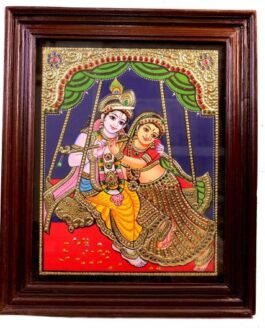 Tanjore painting unjal radhakrishnan