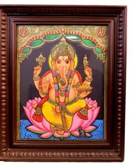 Tanjore painting Ganesh