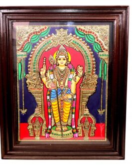 Tanjore painting Thiruchendur murugan