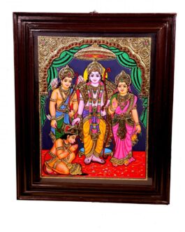 Tanjore painting Ramar pattabhishekam