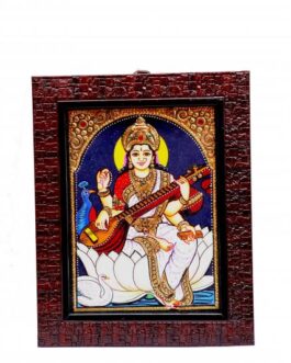 Tanjore Painting Saraswathi