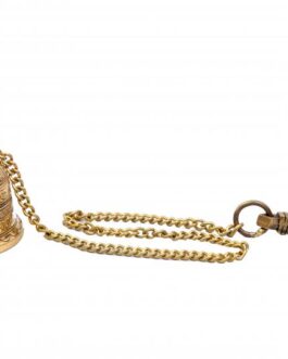 BRASS HANGING BELL WITH CHAIN