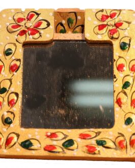 Wooden mirror Painted