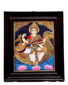 Tanjore Painting Saraswathi