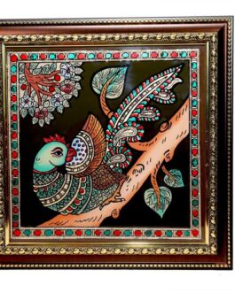 Peacock Glass Painting