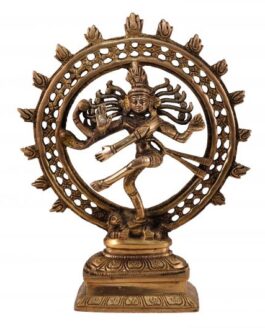 BRASS NATRAJAR POLISHED STATUE