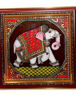 Elephant Glass Painting
