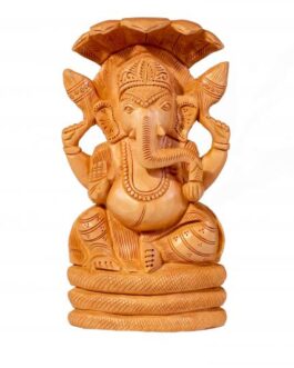 Wooden ganesh