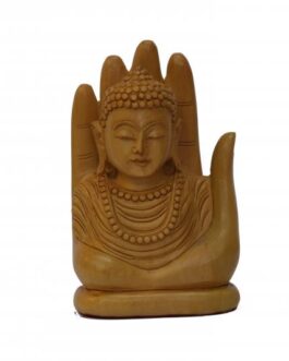 Wooden Buddha in Hand
