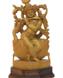 Wooden Krishna