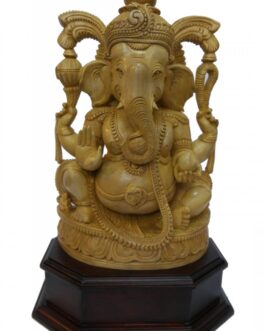 Wooden Ganesh