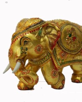 Wooden Painted Elephant