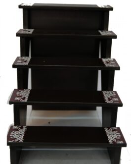 Wooden Five step Pooja stand