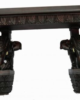 Rose wood Elephant head stand