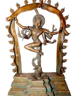Bronze Gajasamhara moorthy