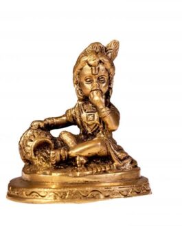 Brass Butter Krishna