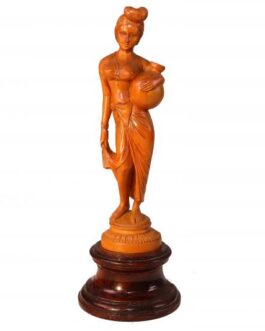 Sandalwood Lady with pot