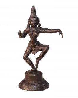 Brass Oxidised Dancing Amman