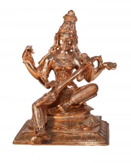 Bronze Sitting Saraswathi