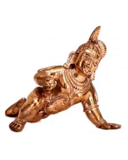 Bronze Crawling Krishna