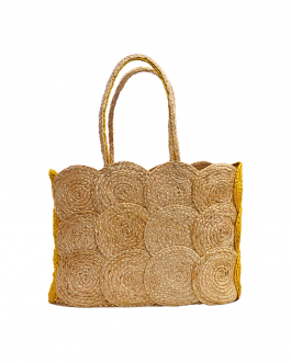 Banana Fiber Round bag Big