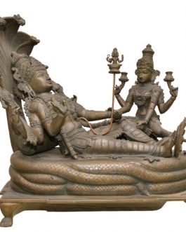 Bronze Ranganathar with lakshmi
