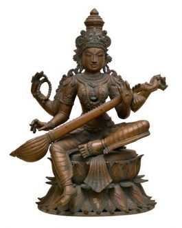 Bronze Saraswathy