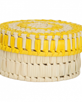 Palm leaf Round Box