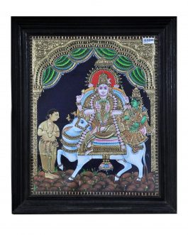 Thanjavur Painting Siva Parvathi