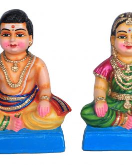 Paper Mache Bala Thirumanam (Sitting) (Set)