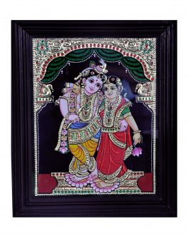 Thanjavur Painting Radha Krishna