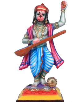 Paper Mache Bajanai Anjaneyar with Paatham